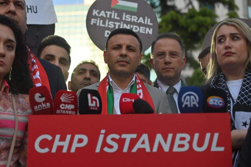 Chp İstanbul israil başkonsolosluk gazze