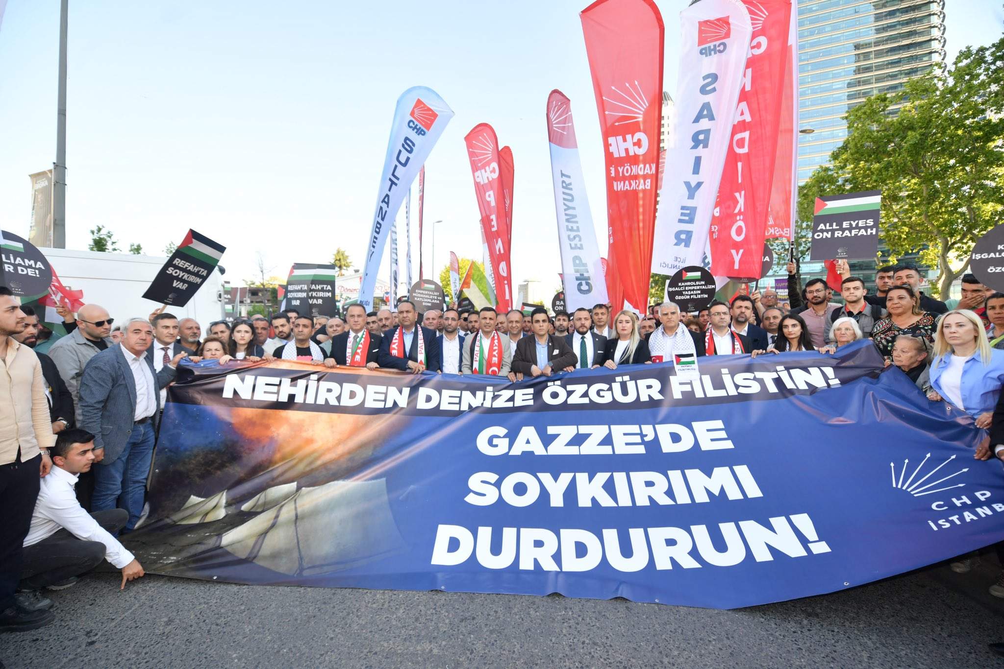 chp istanbul israil gazze