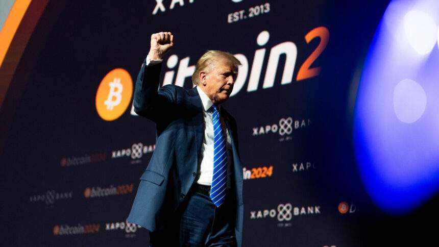 kripto bitcoin konferansı Trump